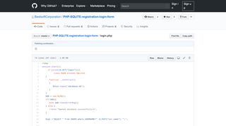 
                            8. PHP-SQLITE-registration-login-form/login.php at master ... - GitHub