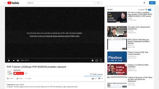 
                            3. PHP Tutorial: LOGIN per PHP SESSION erstellen | deutsch - YouTube