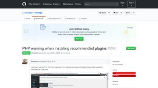 
                            3. PHP warning when installing recommended plugins · Issue #246 ...