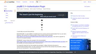
                            7. phpBB 3.1+ Authentication Plugin - Stack Overflow