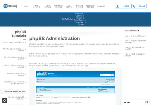 
                            13. phpBB Administration - TMDHosting