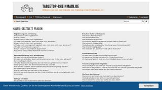 
                            6. phpBB betreffende Fragen - Tabletop Club Rhein Main e.V.