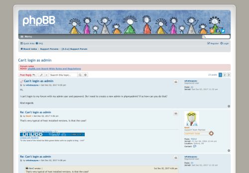 
                            3. phpBB • Can't login as admin