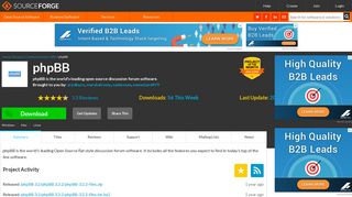 
                            7. phpBB download | SourceForge.net