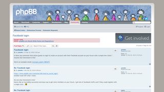 
                            1. phpBB • Facebook login