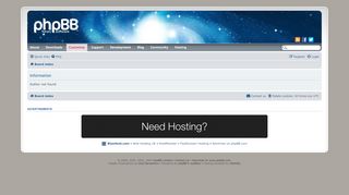 
                            4. phpBB • FreeForums.org - Author Details