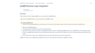 
                            6. phpBB Reverse Login Integration - phpMyDirectory Documentation ...
