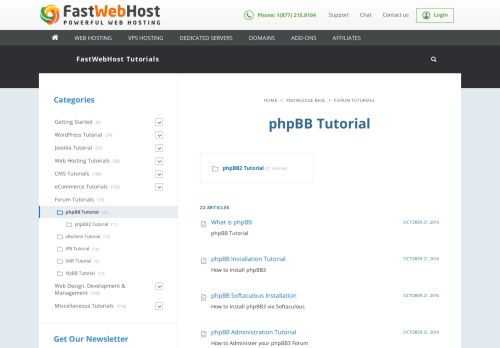 
                            13. phpBB Tutorial - FastWebHost Tutorials