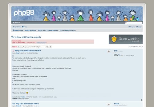 
                            13. phpBB • Very slow notification emails