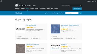 
                            2. phpbb | WordPress.org