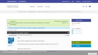 
                            6. PHPFusion-SupportClub - Forum: Header ??? ( Kann geladen werden )