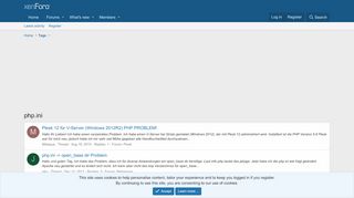 
                            8. php.ini | Server Support Forum