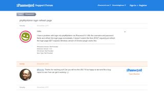 
                            11. phpMyAdmin login refresh page — 1Password Forum