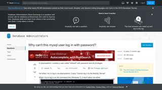 
                            13. phpmyadmin - Why can't this mysql user log in with password ...