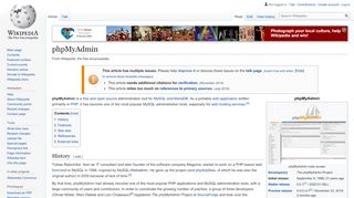 
                            11. phpMyAdmin - Wikipedia