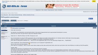 
                            3. PHPmyadmin zerschossen : Buffalo Linkstation Pro Duo