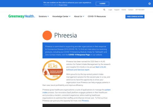 
                            11. Phreesia | Greenway Health