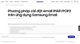 
                            6. Phương pháp cài đặt email IMAP/POP3 trên ứng dụng Samsung ...