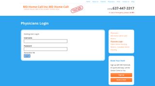 
                            11. Physicians Login - MD Home Call
