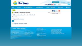 
                            2. Physicians (ROAM) - Horizon Health Network