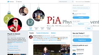 
                            11. Physik im Advent (@PhysikImAdvent) | Twitter