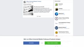 
                            5. Physikumsprotokolle - Offene Fachschaft Medizin Freiburg | Facebook