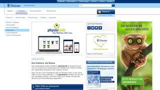 
                            3. physioLink - Physiotherapie - Georg Thieme Verlag - Thieme Gruppe