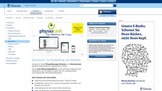 
                            2. physioLink - Physiotherapie - Thieme Connect - Thieme Gruppe