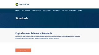 
                            11. Phytochemical Reference Standards - ChromaDex