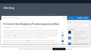 
                            4. Pi Control: Den Raspberry Pi stets bequem im Blick - Ollis Blog