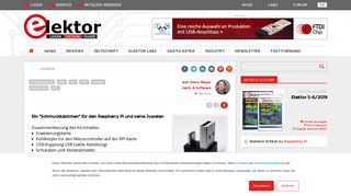
                            10. Pi Desktop + Raspberry Pi = Desktop PC - Seite 3 | Elektor Magazine