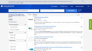 
                            9. Pi Five Agentur fuer Lebendige PR Jobs in Wien - StepStone