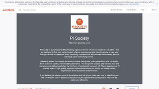 
                            9. Pi Society Events | Eventbrite