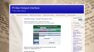 
                            6. PI-Star Hotspot Interface