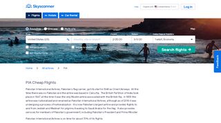 
                            12. PIA - Cheap flights and Airline Tickets | Skyscanner