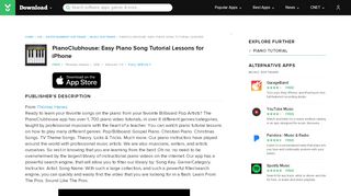 
                            11. PianoClubhouse: Easy Piano Song Tutorial Lessons for iOS - Free ...