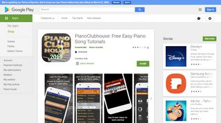 
                            13. PianoClubhouse: Free Easy Piano Song Tutorials - Apps on Google ...