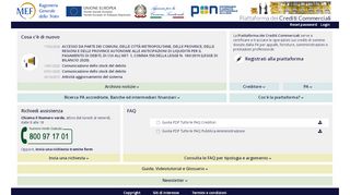 
                            1. Piattaforma dei Crediti Commerciali