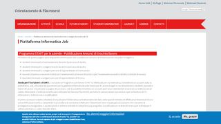 
                            10. Piattaforma Informatica Job | Orientamento & Placement