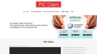 
                            6. PIC Claim for Singapore SME | PIC Grant 40% CASH