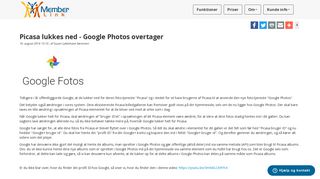 
                            6. Picasa lukkes ned - Google Photos overtager - MemberLink