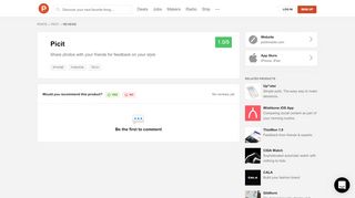 
                            13. Picit Reviews - Pros, Cons and Rating | Product Hunt