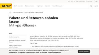 
                            8. pick@home - Die Post