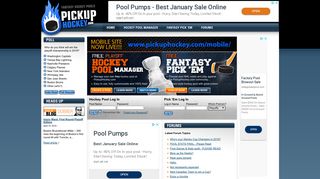
                            9. Pick-up Hockey - Free Hockey Pool Manager and Fantasy Hockey ...