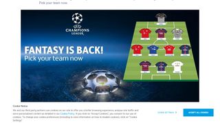 
                            7. Pick your Fantasy Football team - UEFA Champions League - News ...