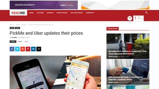 
                            10. PickMe and Uber updates their prices – README