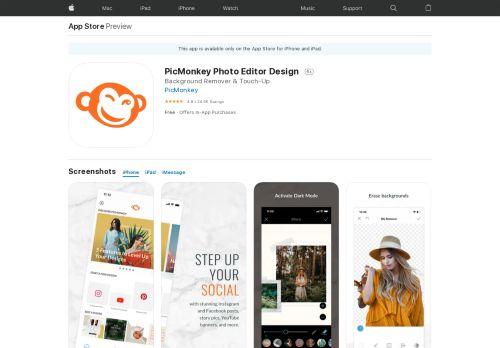 
                            11. PicMonkey Photo Editor Design on the App Store - iTunes - Apple