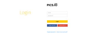 
                            5. Pics.io | Login