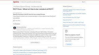 
                            11. PICT Pune : What is it like to be a student at PICT? - Quora