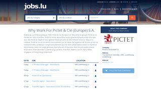 
                            10. Pictet & Cie (Europe) - Jobs.lu